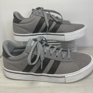 Adidas Daily 4.0 Fashion Sneakers Grey Black Men's Sz 8.5